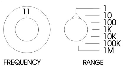 Circuit Ten Turn Pot Forms Frequency Readout