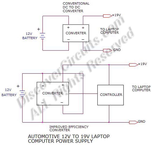 Schematic 12V LapTop Power Supply