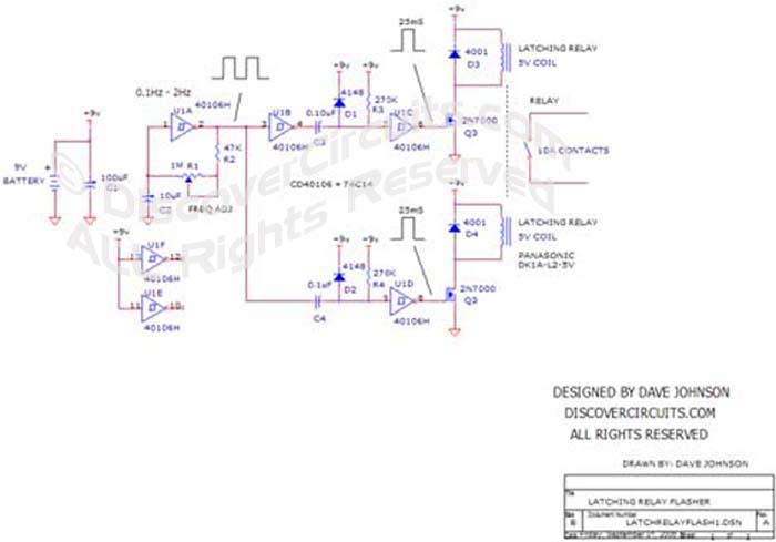 Universal Flasher Using a Latching Relay August 15, 2006