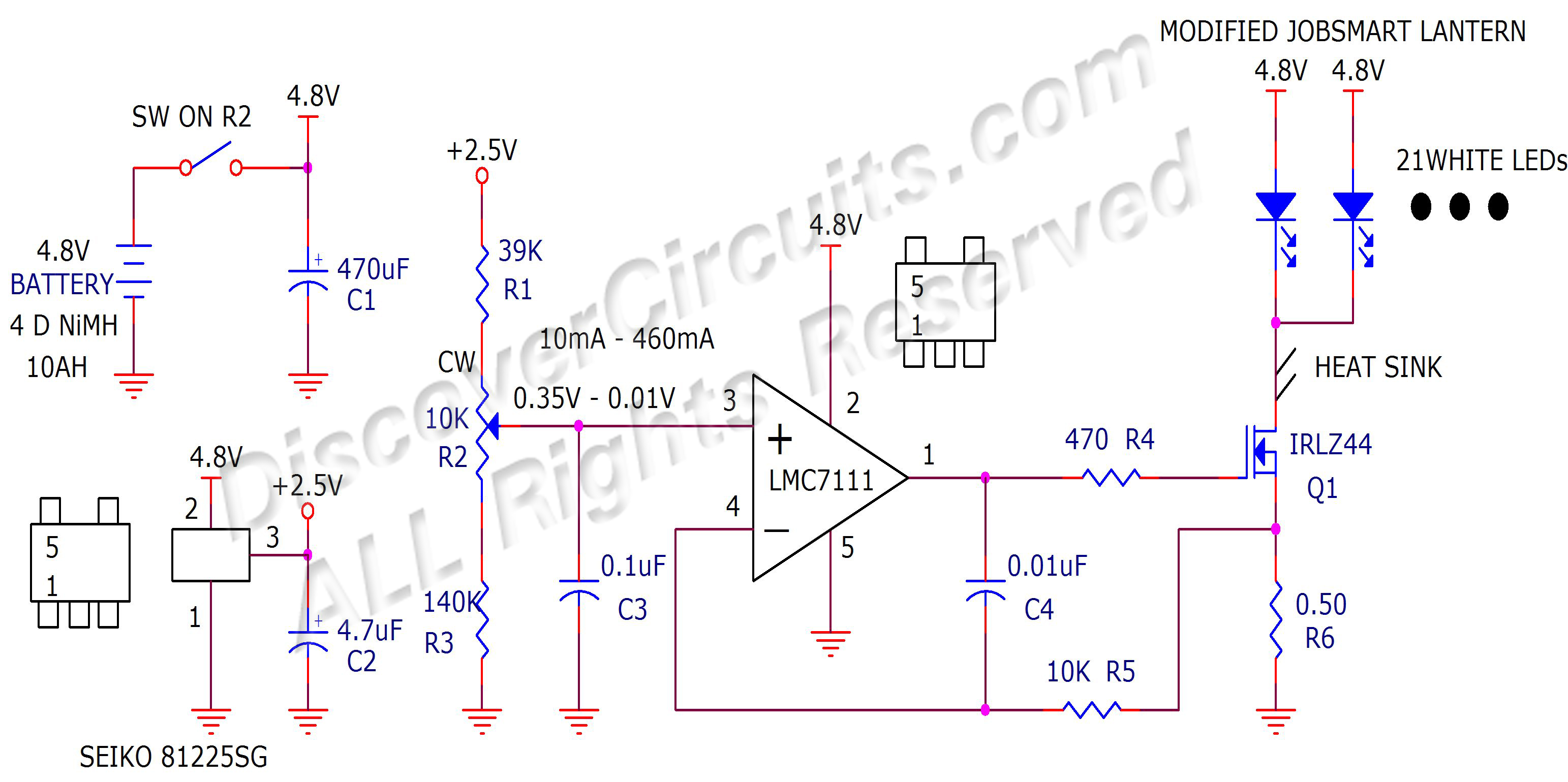 Modified 4 D Cell LED Lantern