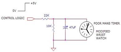 Poor Man's Timer designed
by David Johnson, Aug 24, 2008