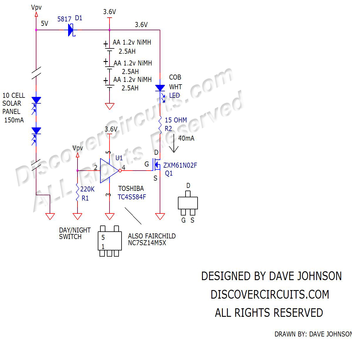 Solar Mason Jar Light designed by David A. Johnson, P.E. - August 10, 2017
