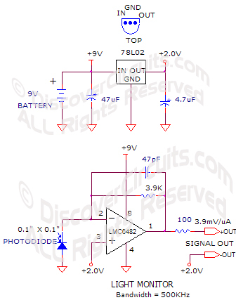 Light Intensity Monitor, David Johnson, June 11, 2013