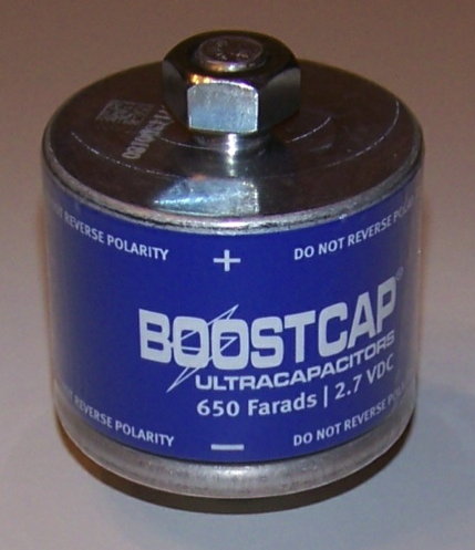 Maxwell 650F supercapacitor